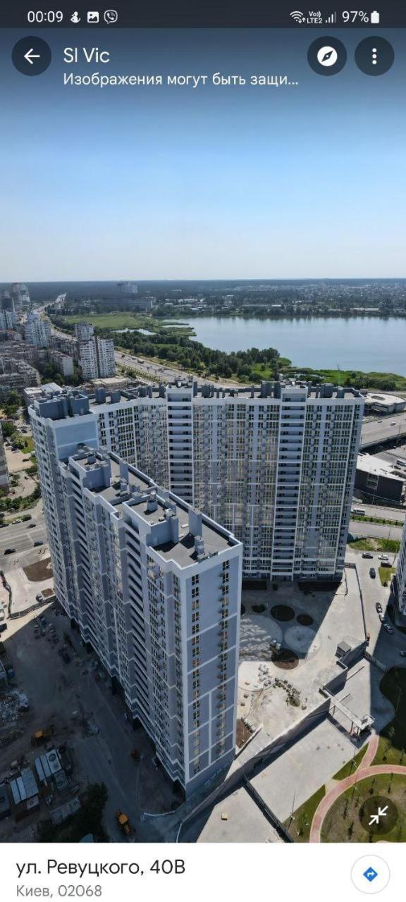 Апартаменти З Панорамним Краєвидом Kiev Esterno foto